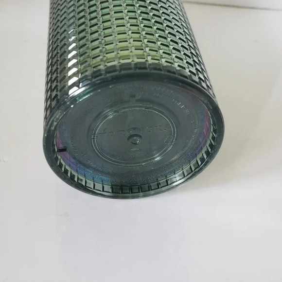 Starbucks 2022 Rainforest  Green Iridescent Cold Cup Tumbler Venti 24oz. - Picture 4 of 7